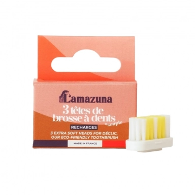 Głowica do szczoteczki z bioplastiku - włosie miękkie | Lamazuna