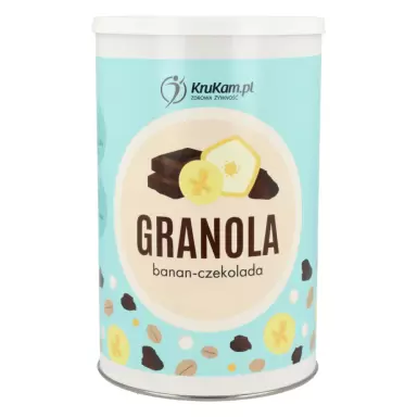 Granola banan-czekolada | KruKam