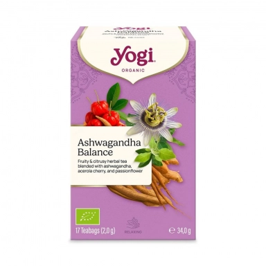 Herbata ajurwedyjska ASHWAGANDHA BALANCE | Yogi Tea