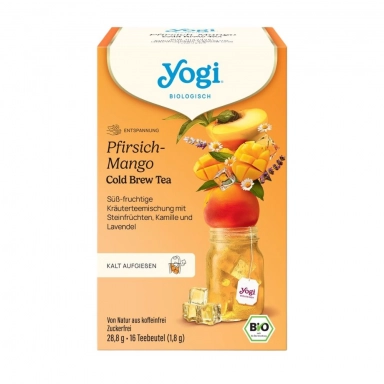 Herbata Cold Brew Mango-Brzoskwinia | Yogi Tea
