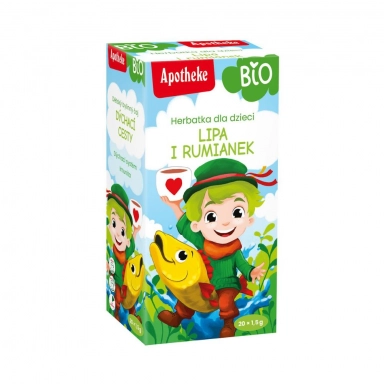 Herbatka dla dzieci Lipa, Rumianek i Mięta | Apotheke