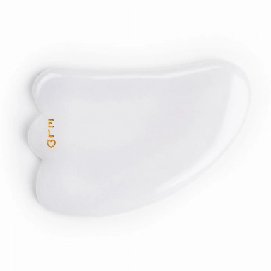 Kamień Gua Sha modelujący z białego jadeitu | Easy Livin