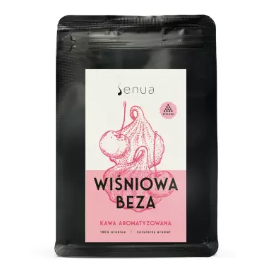 Kawa aromatyzowana Wiśniowa Beza - mielona | Senua