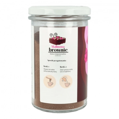 Kawa rozpuszczalna Malinowe Brownie | KruKam