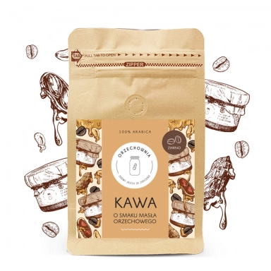 Kawa ziarnista o smaku masła orzechowego | Orzechownia