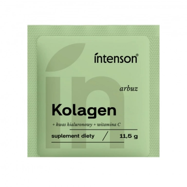 Suplement diety - Kolagen z kwasem hialuronowym i witaminą C - Arbuz | Intenson