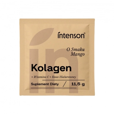 Suplement diety - Kolagen z kwasem hialuronowym i witaminą C- Mango | Intenson