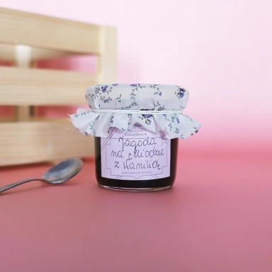 Konfitura z jagód na miodzie z wanilią | Manufaktura Cieleśnica