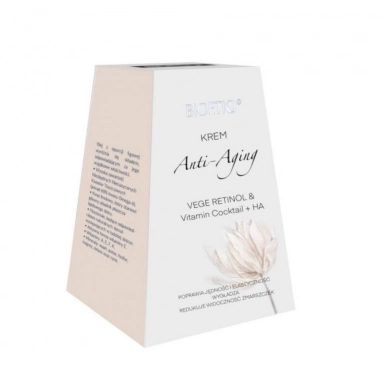 Krem Anti-Aging VEGE RETINOL, witaminy i kwas hialuronowy | Bioetiq