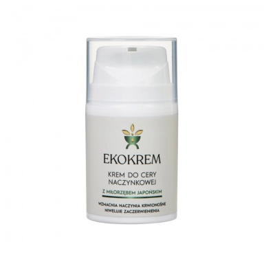 Krem do cery naczynkowej z miłorzębem japońskim | EkoKrem