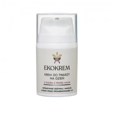 Krem do twarzy na dzień z olejem z pestek malin | EkoKrem