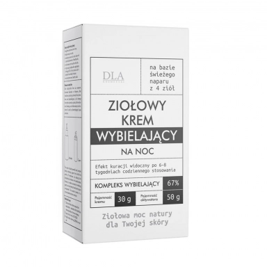 Krem do twarzy na noc wybielający | DLA Kosmetyki