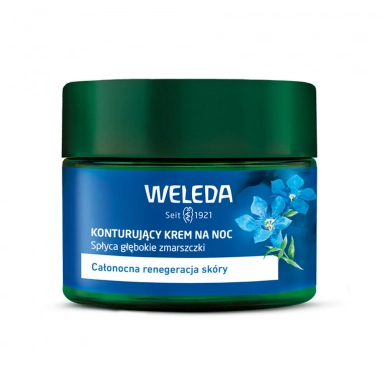 Krem konturujący na noc z goryczką letnią i szarotką alpejską | Weleda
