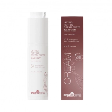Krem liftingujący z heksapeptydem-11 i żeń-szeniem LIFTING PEPTIDE CREAM FORTE | Organic Series