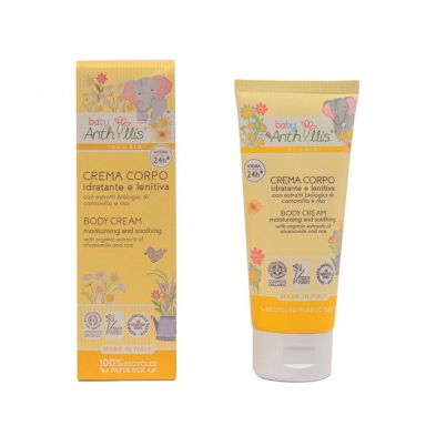 Krem nawilżająco - łagodzący do ciała z rumiankiem i ryżem | Anthyllis