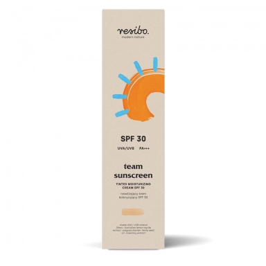 Krem nawilżający koloryzujący SPF 30 Team Sunscreen | Resibo