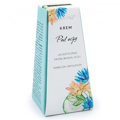 Krem pod oczy z ekstraktem z kawy zielonej, ogórka, arniki i bławatka | Bioetiq
