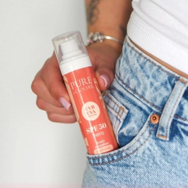 Krem protektor - nawilżenie SPF50 HERO | PURE by Clochee
