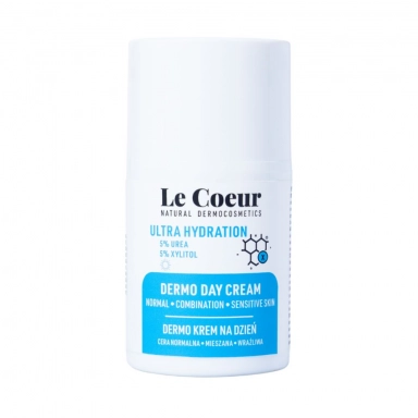 Krem ultranawilżający na dzień - 5% mocznika, 5% Ksylitolu | Le Coeur