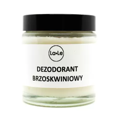 Dezodorant ekologiczny w kremie z olejkiem brzoskwiniowym (szkło) | La-Le