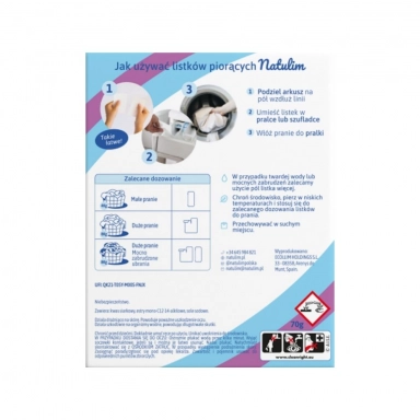 Listki ekologiczne do prania - Bezzapachowe | Natulim