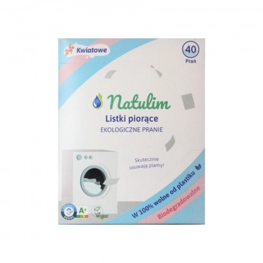 Listki ekologiczne do prania - Kwiatowe | Natulim