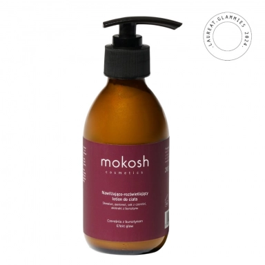 Lotion rozświetlający do ciała Czereśnia z Bursztynem - efekt glow | Mokosh