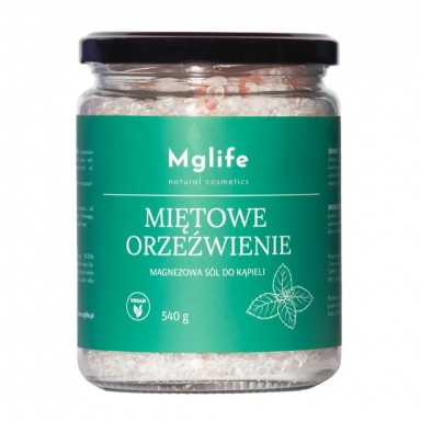 Magnezowa sól do kąpieli Miętowe Orzeźwienie | Mglife