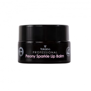 Masełko do ust rozświetlające z drobinkami Peony Sparkle Lip Balm | Yokaba