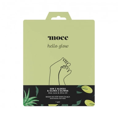 Maska do stóp nawilżająca w formie skarpetek | Moee