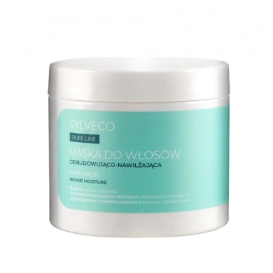 Maska do włosów odbudowująco - nawilżająca PURE LINE | Sylveco