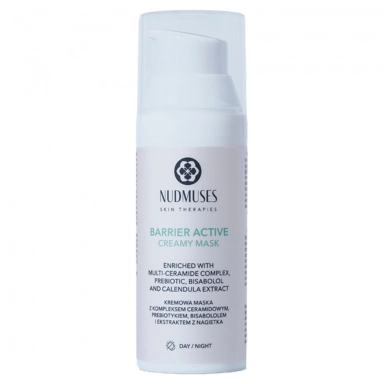 Maska kremowa z ceramidami i prebiotykami Barier active creamy mask | Nudmuses