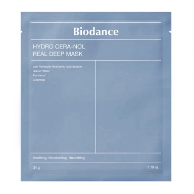 Maska nawilżająca do twarzy Hydro Cera-Nol Real Deep Mask | Biodance
