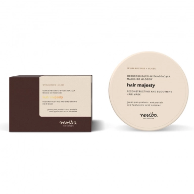 Maska odbudowująco - wygładzająca do włosów Hair Majesty | Resibo