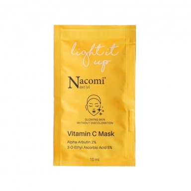 Maska rozjaśniająca do twarzy z witaminą C- MINI | Nacomi
