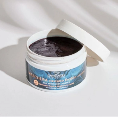 Maska tonująca podkreślająca chłodne odcienie Zimny brąz | MaterNatura