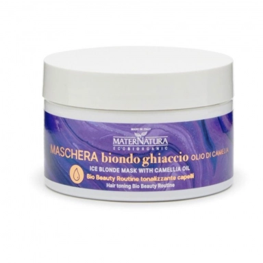 Maska tonująca przeciw żółtym odcieniom Lodowy blond | MaterNatura