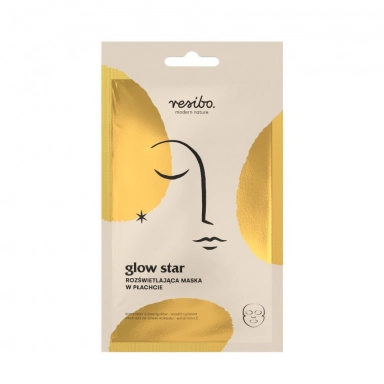 Maska w płachcie Glow Star | Resibo