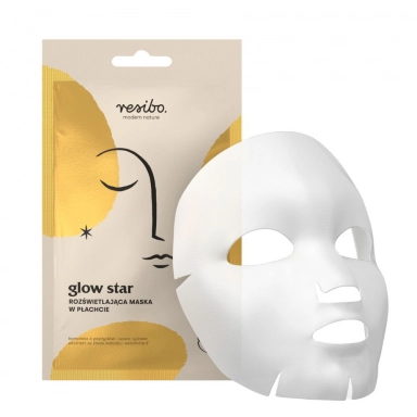 Maska w płachcie Glow Star | Resibo