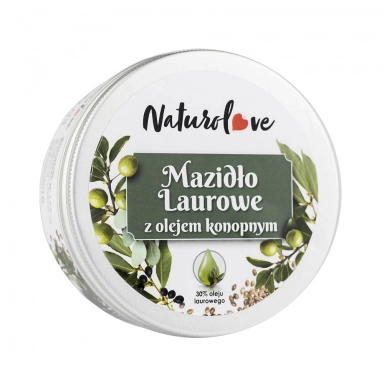 Mazidło laurowe 30% z olejem konopnym | Naturolove