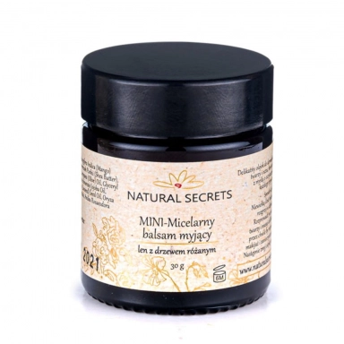 Micelarny balsam myjący Len z Drzewem Różanym | Natural Secrets