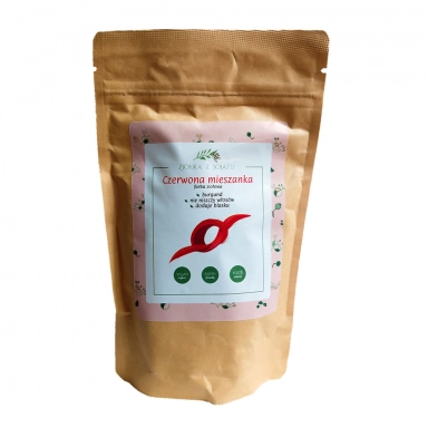 Mieszanka czerwona - farba ziołowa z henną | Ziołka z Sojatu