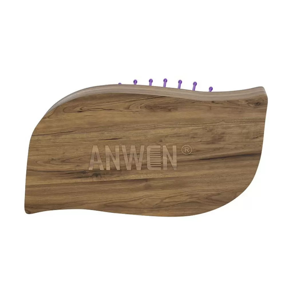 Mini szczotka drewniana do włosów TRAVEL HAIR BRUSH | Anwen