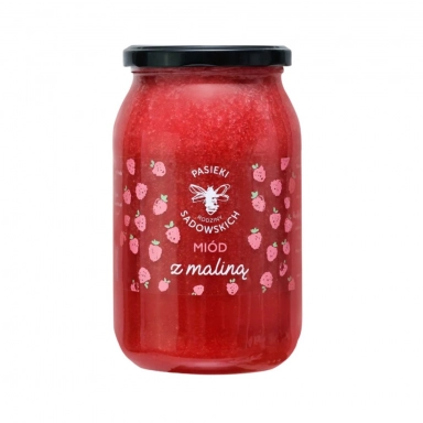 Miód z maliną | Pasieki Rodziny Sadowskich