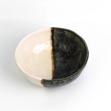 Miseczka Ceramiczna - granat i beż | Senua