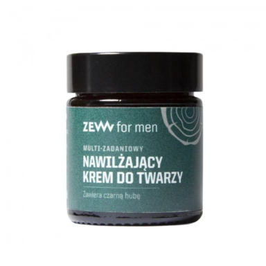 Multi-zadaniowy nawilżający krem do twarzy z czarną hubą | ZEW for men