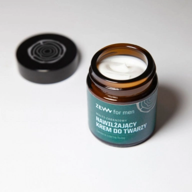 Multi-zadaniowy nawilżający krem do twarzy z czarną hubą | ZEW for men
