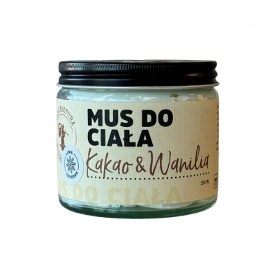 Mus do ciała Kakao i Wanilia | Manufaktura Bursztynnika