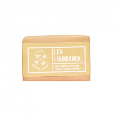 Mydło Len i Rumianek | Cztery Szpaki