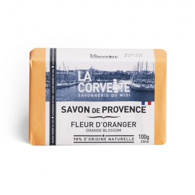 Mydło marsylskie w kostce - Kwiat pomarańczy | La Corvette